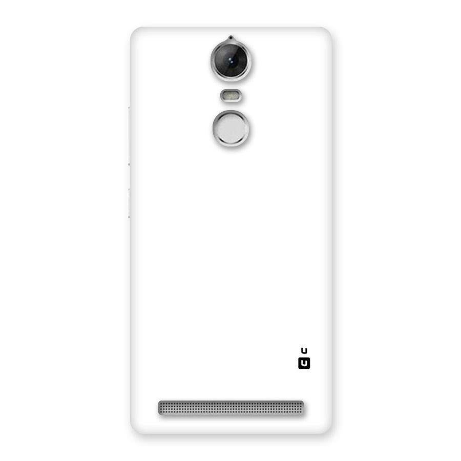 Plain White Back Case for Vibe K5 Note
