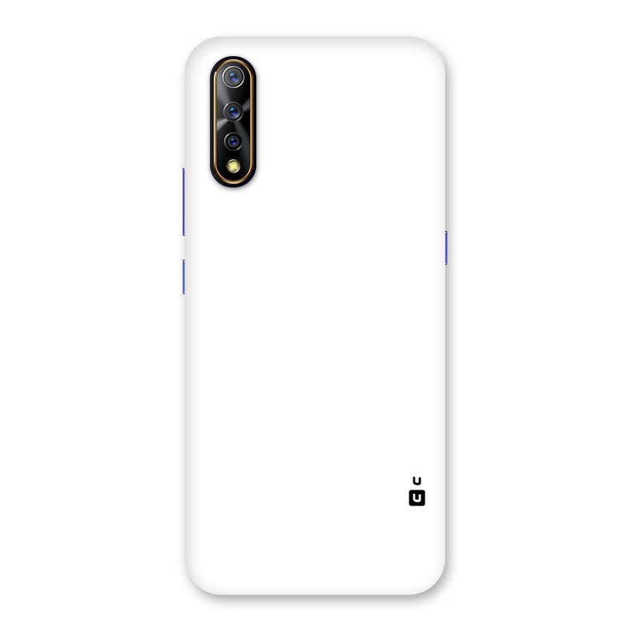 Plain White Back Case for Vivo S1