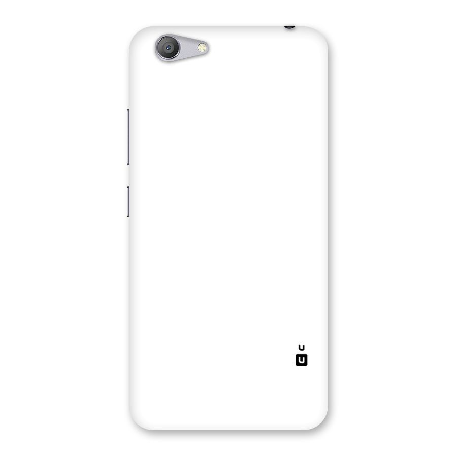 Plain White Back Case for Vivo Y53