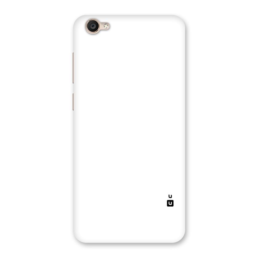 Plain White Back Case for Vivo Y55