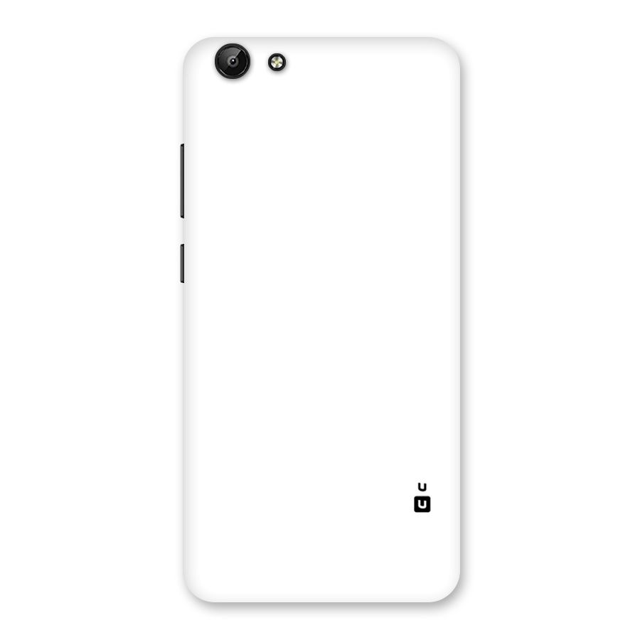 Plain White Back Case for Vivo Y69