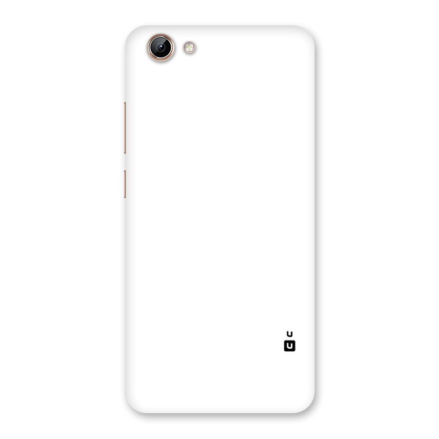 Plain White Back Case for Vivo Y71