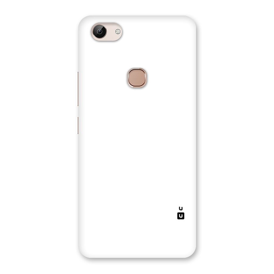Plain White Back Case for Vivo Y83