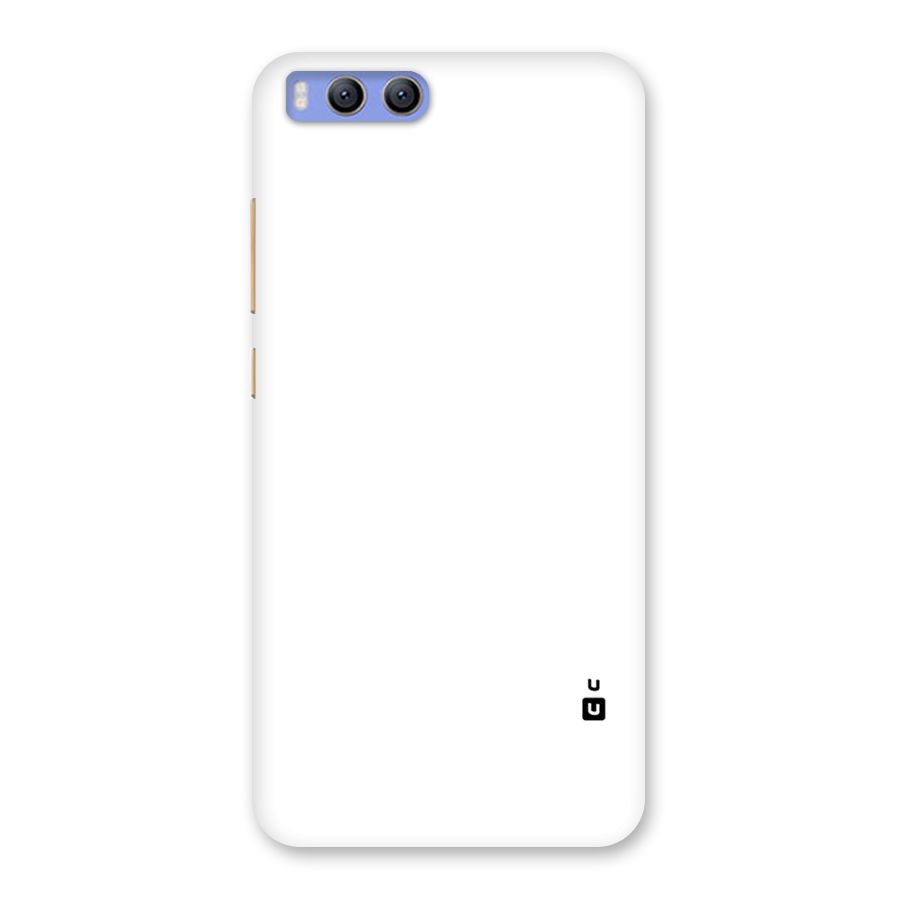 Plain White Back Case for Xiaomi Mi 6