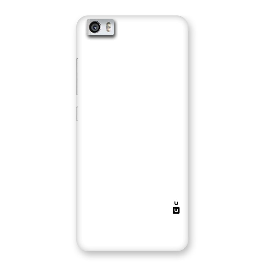 Plain White Back Case for Xiaomi Redmi Mi5