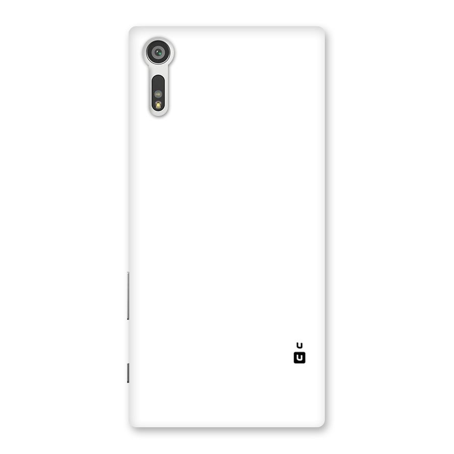 Plain White Back Case for Xperia XZ