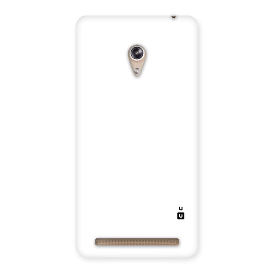 Plain White Back Case for Zenfone 6