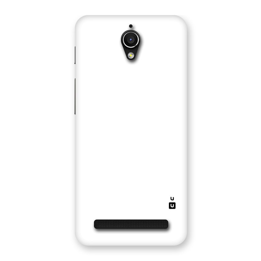 Plain White Back Case for Zenfone Go
