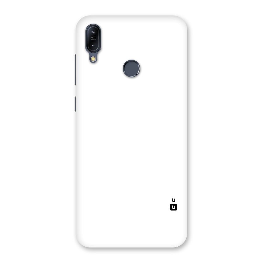 Plain White Back Case for Zenfone Max M2