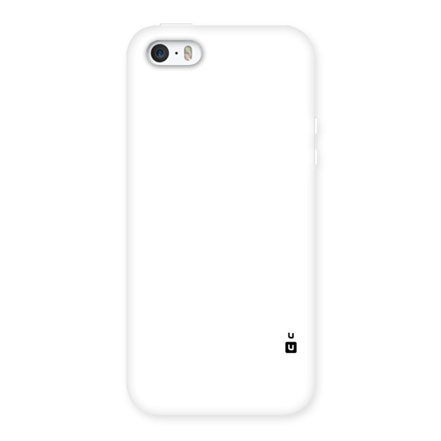 Plain White Back Case for iPhone 5 5S