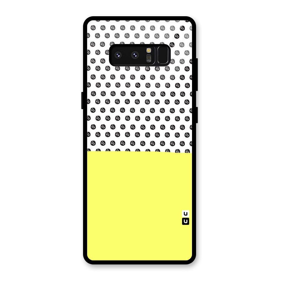 Plain and Pattern Glass Back Case for Galaxy Note 8