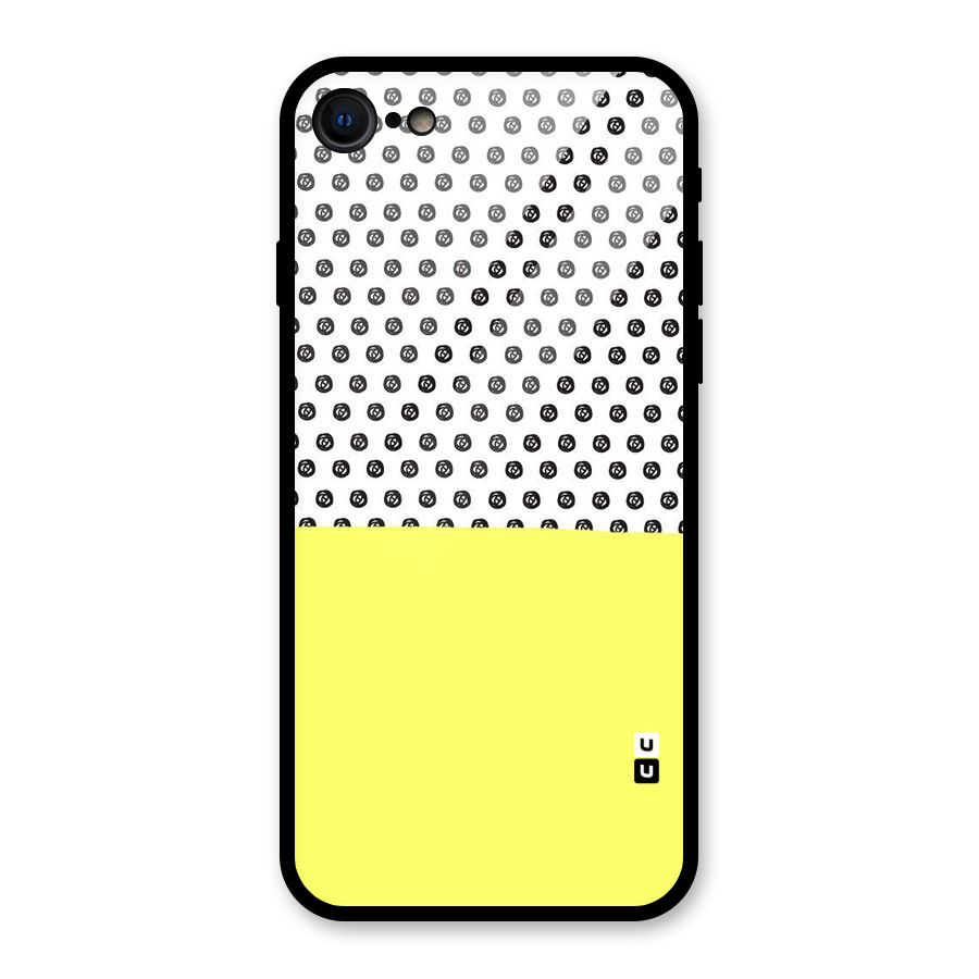 Plain and Pattern Glass Back Case for iPhone 7
