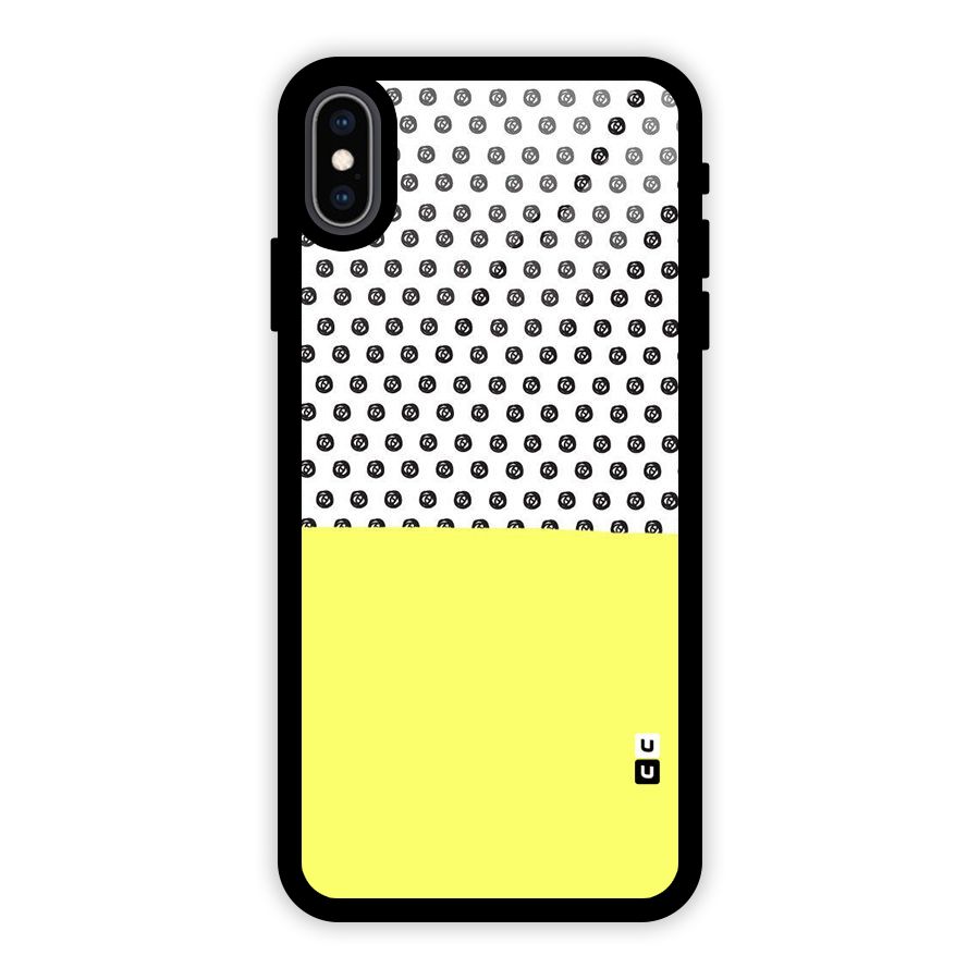 Plain and Pattern Glass Back Case for iPhone XS Max