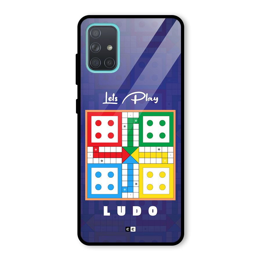 Play Life Glass Back Case for Galaxy A71
