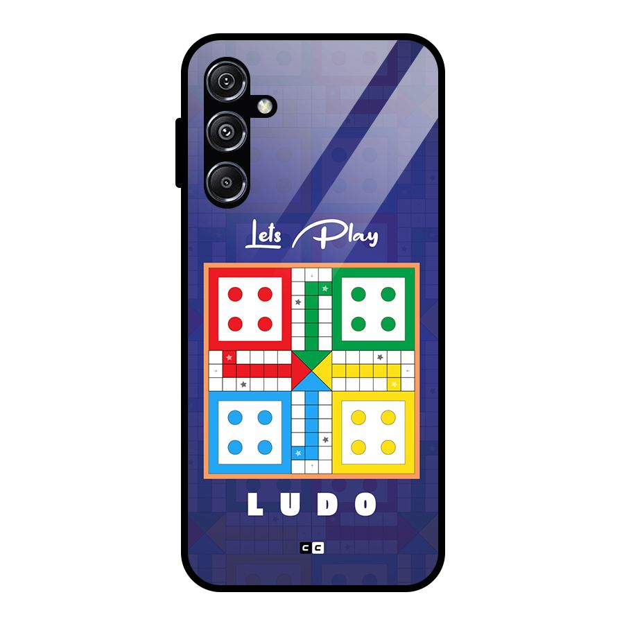 Play Life Glass Back Case for Galaxy M34 5G