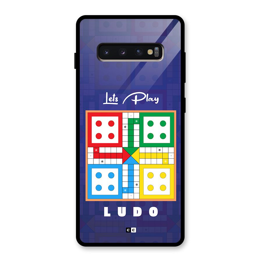 Play Life Glass Back Case for Galaxy S10 Plus