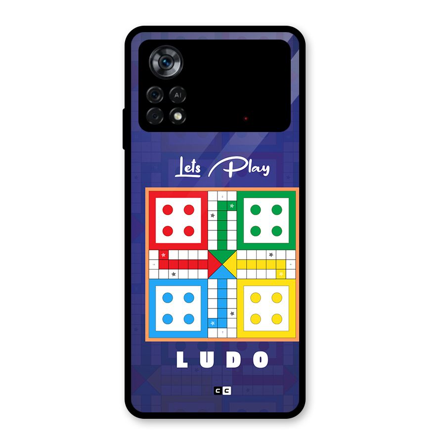 Play Life Glass Back Case for Poco X4 Pro 5G