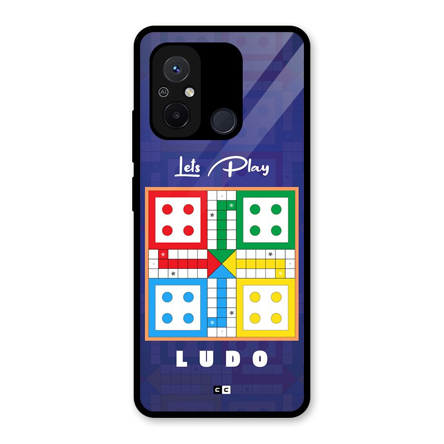 Play Life Glass Back Case for Redmi 12C