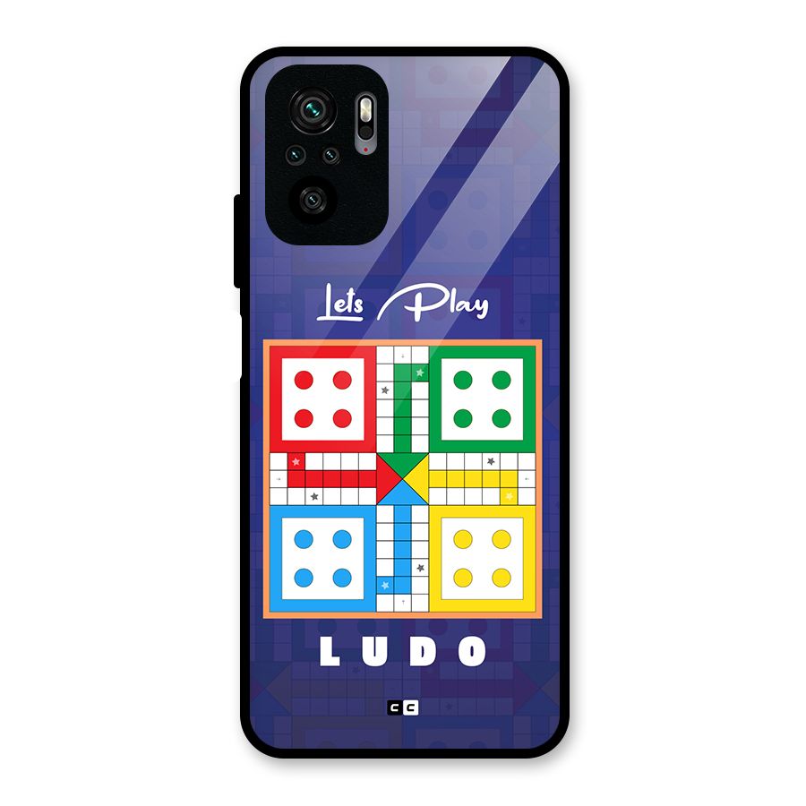 Play Life Glass Back Case for Redmi Note 10S