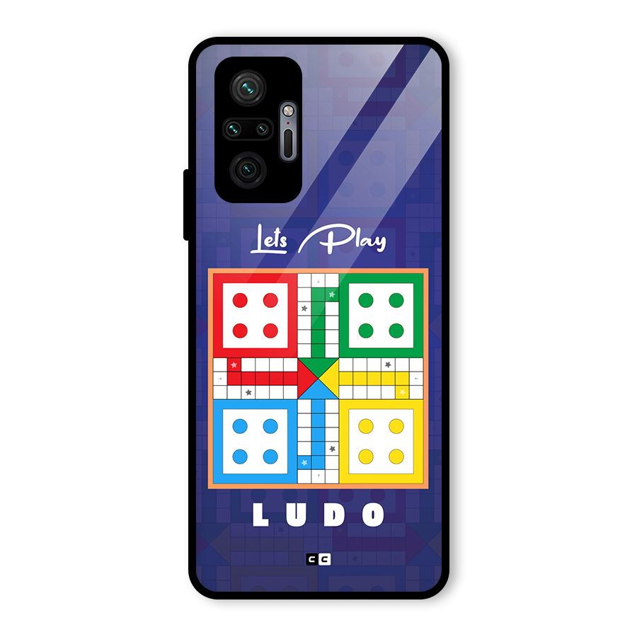Play Life Glass Back Case for Redmi Note 10 Pro Max
