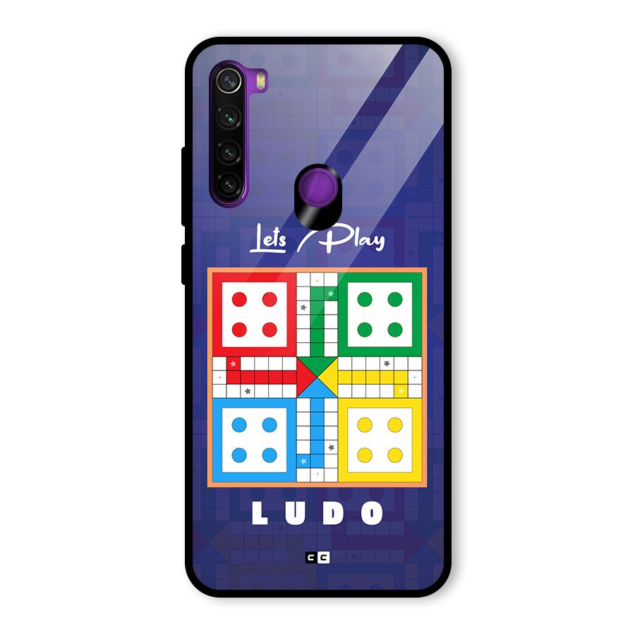 Play Life Glass Back Case for Redmi Note 8