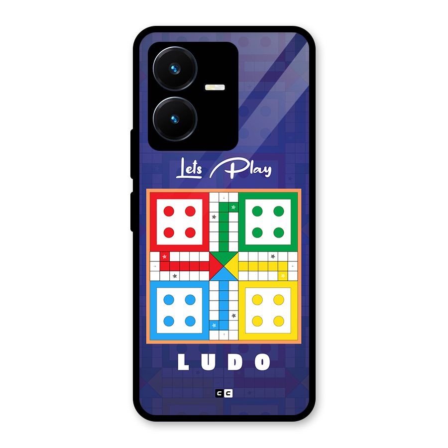Play Life Glass Back Case for Vivo Y22s