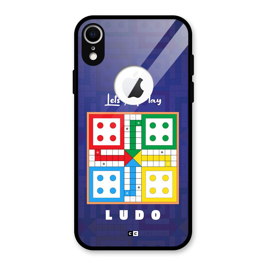 Play Life Glass Back Case for iPhone XR Logo Cut