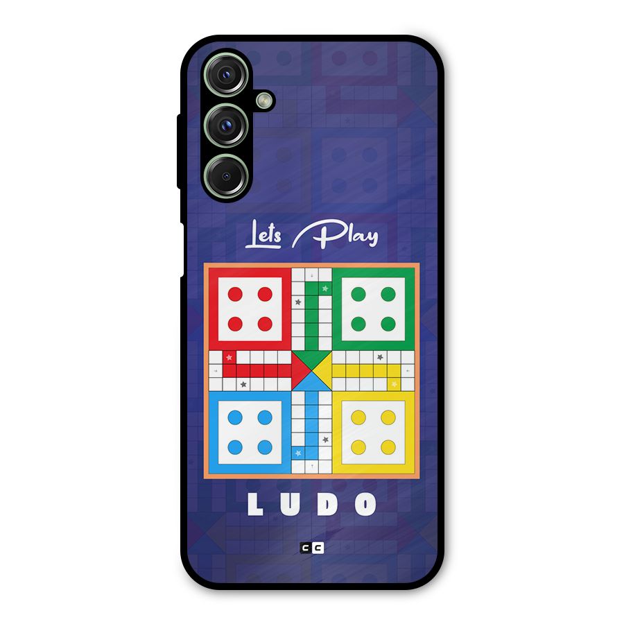 Play Life Metal Back Case for Galaxy F34
