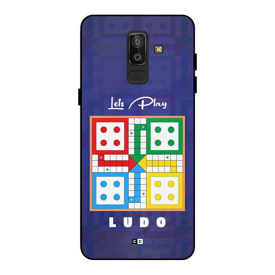 Play Life Metal Back Case for Galaxy J8