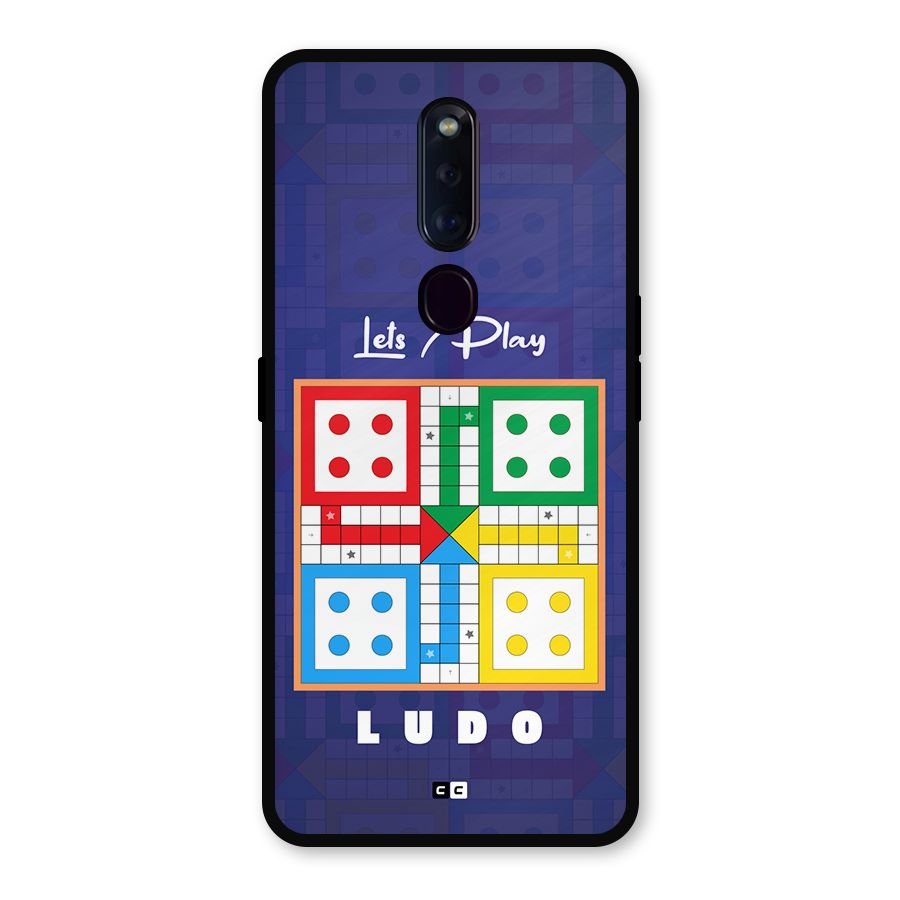 Play Life Metal Back Case for Oppo F11 Pro