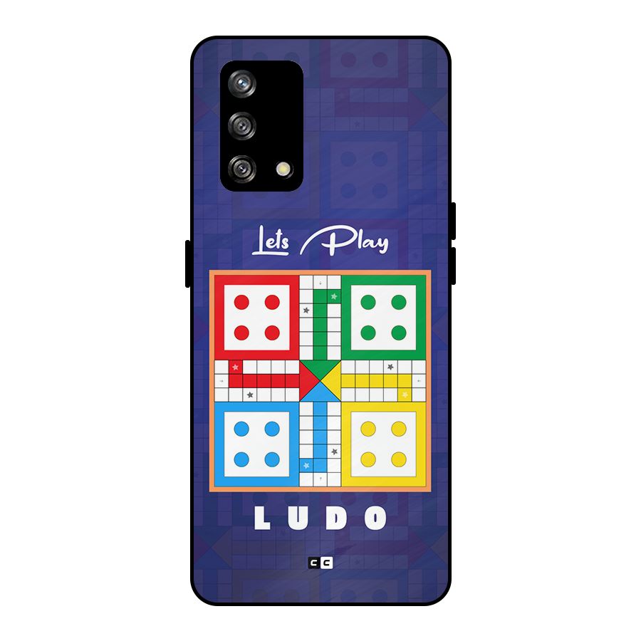 Play Life Metal Back Case for Oppo F19