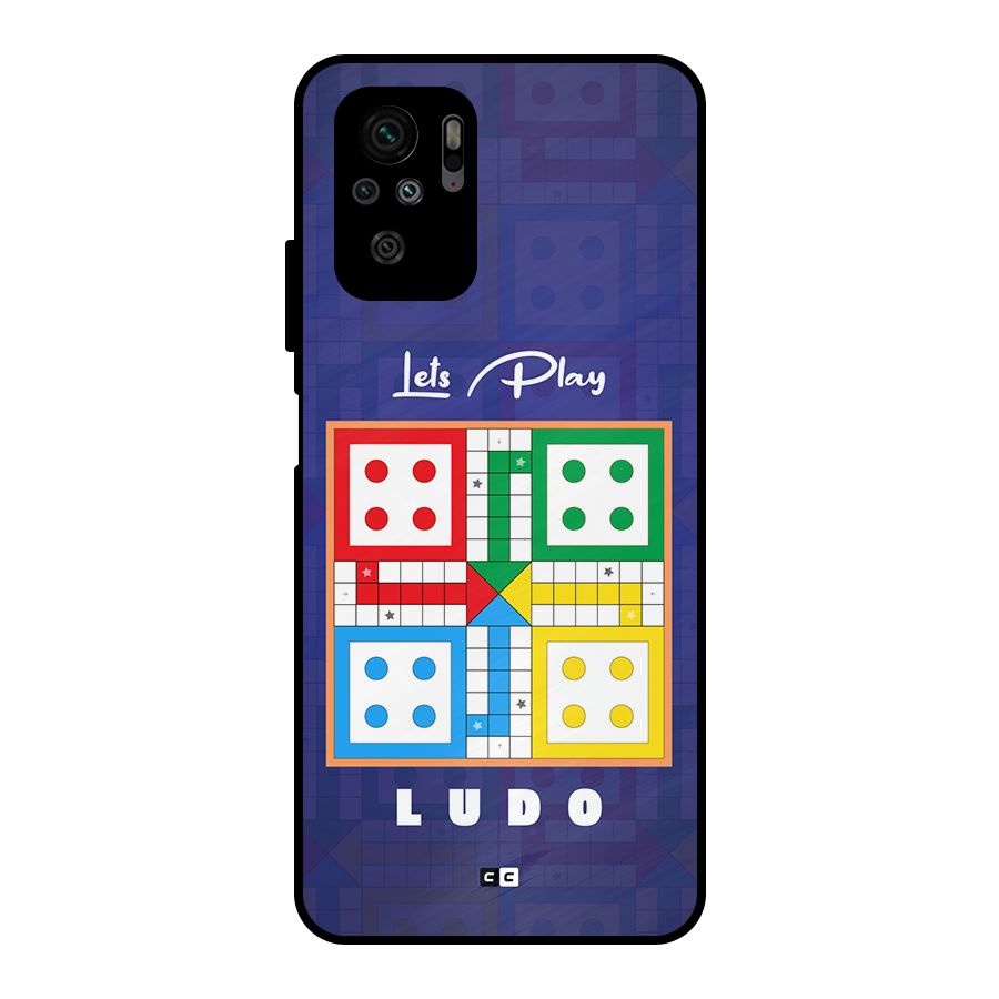 Play Life Metal Back Case for Redmi Note 10S