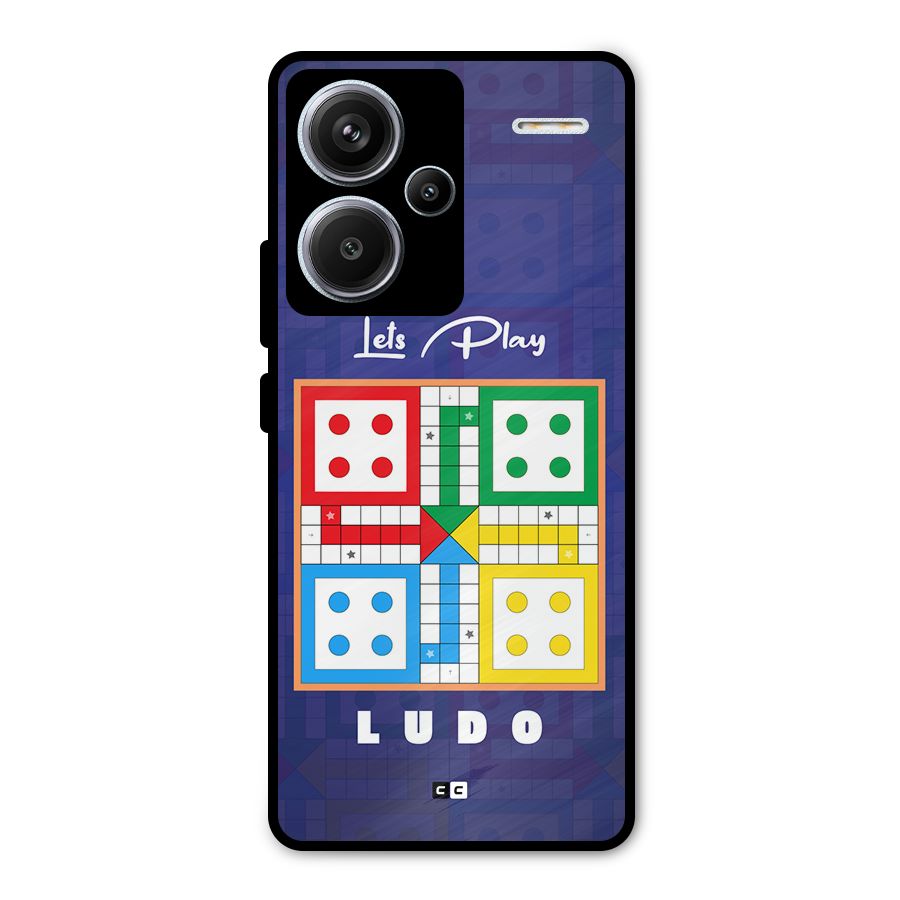 Play Life Metal Back Case for Redmi Note 13 Pro Plus