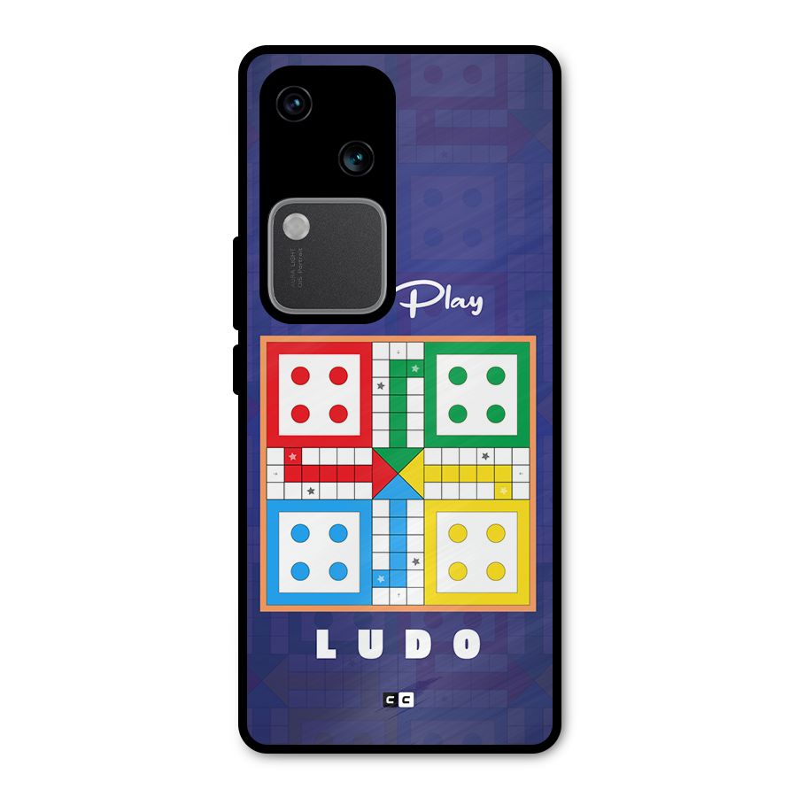 Play Life Metal Back Case for Vivo V30 Pro