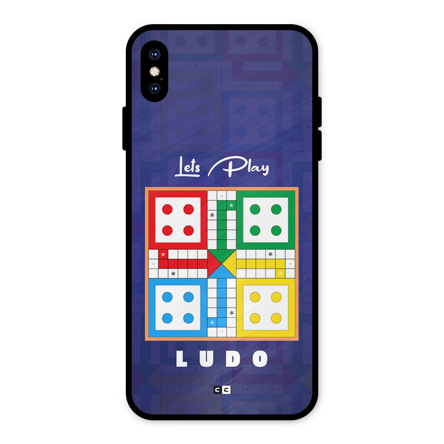 Play Life Metal Back Case for iPhone XS Max