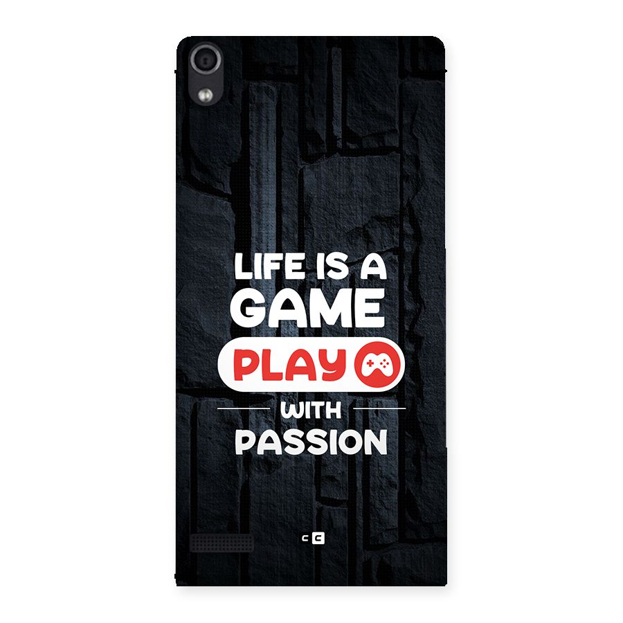 Play With Passion Back Case for Ascend P6