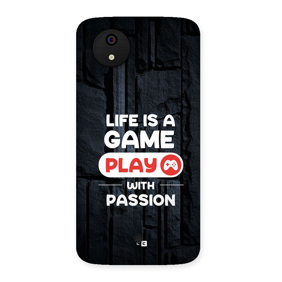 Play With Passion Back Case for Canvas A1  AQ4501