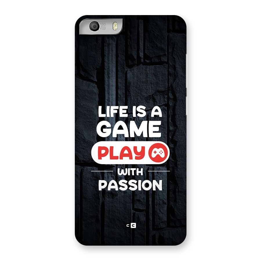 Play With Passion Back Case for Canvas Knight 2