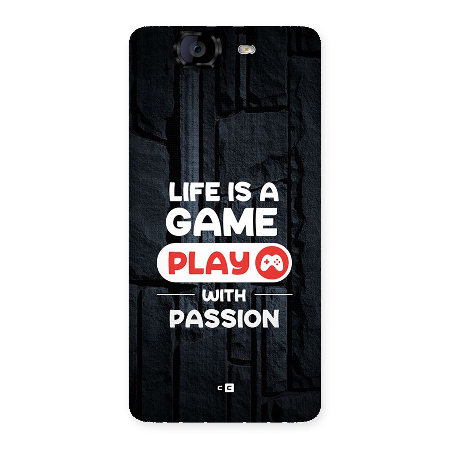 Play With Passion Back Case for Canvas Knight A350