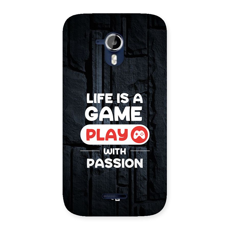 Play With Passion Back Case for Canvas Magnus A117