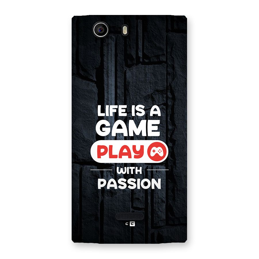 Play With Passion Back Case for Canvas Nitro 2 E311
