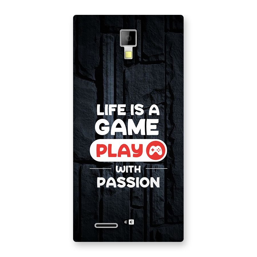 Play With Passion Back Case for Canvas Xpress A99