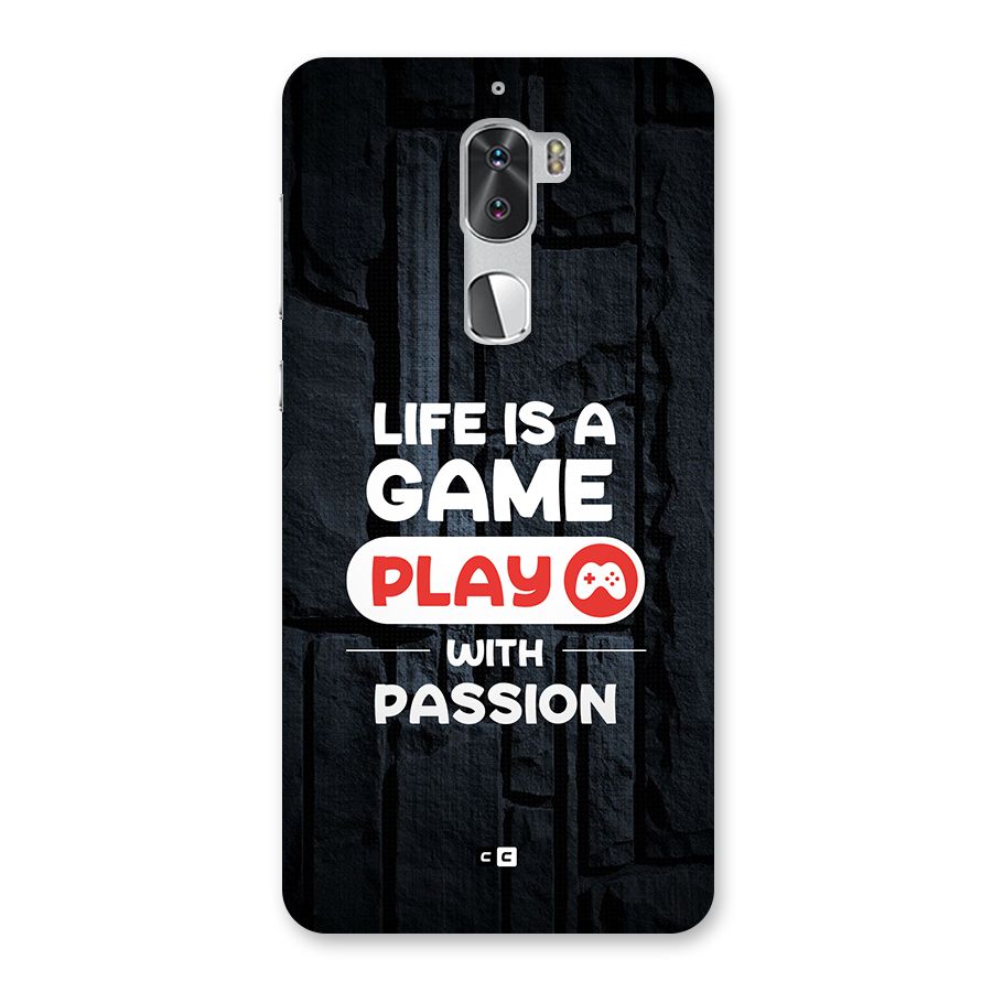 Play With Passion Back Case for Coolpad Cool 1