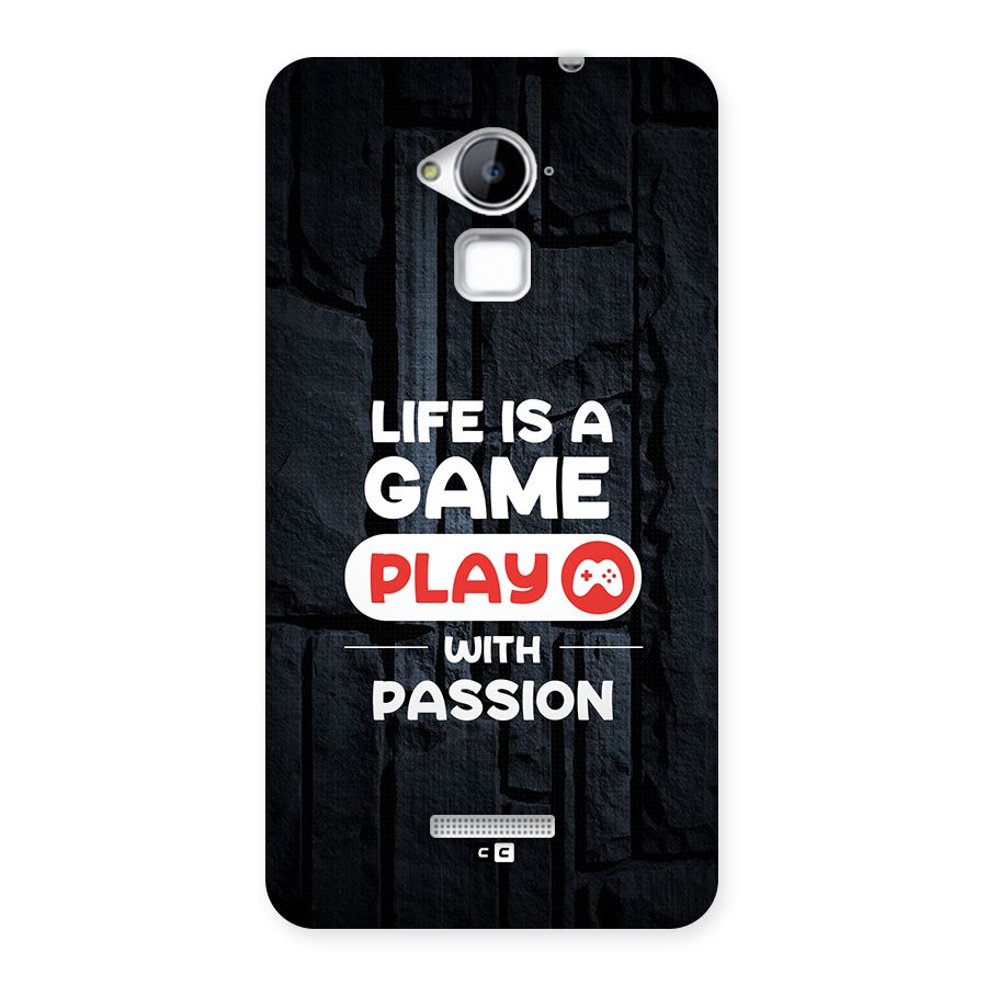 Play With Passion Back Case for Coolpad Note 3