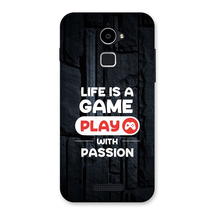 Play With Passion Back Case for Coolpad Note 3 Lite