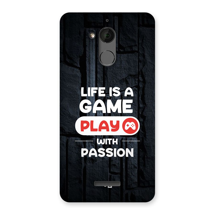 Play With Passion Back Case for Coolpad Note 5