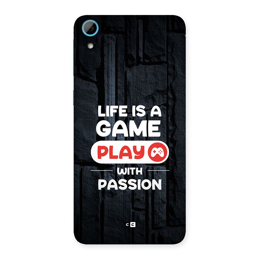 Play With Passion Back Case for Desire 826