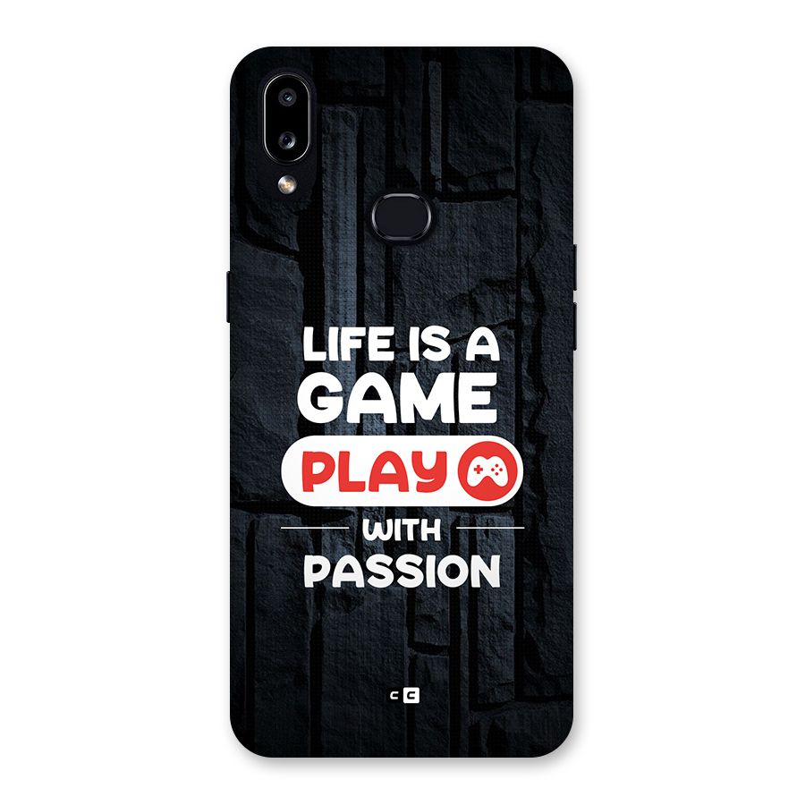 Play With Passion Back Case for Galaxy A10s