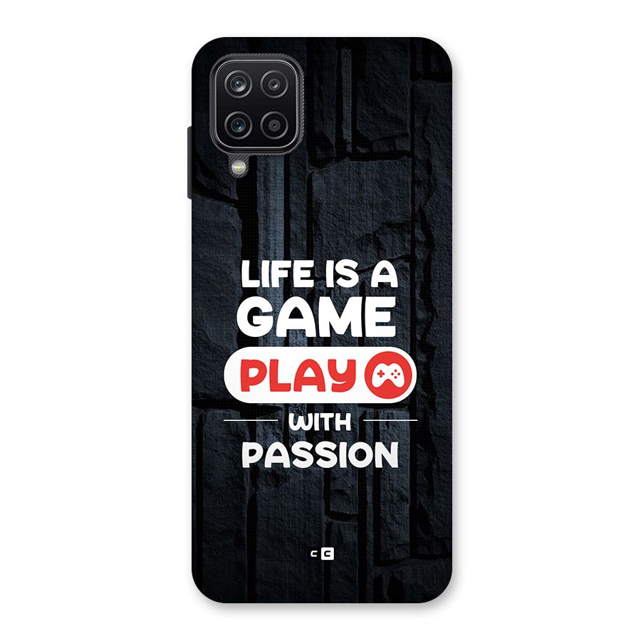 Play With Passion Back Case for Galaxy A12