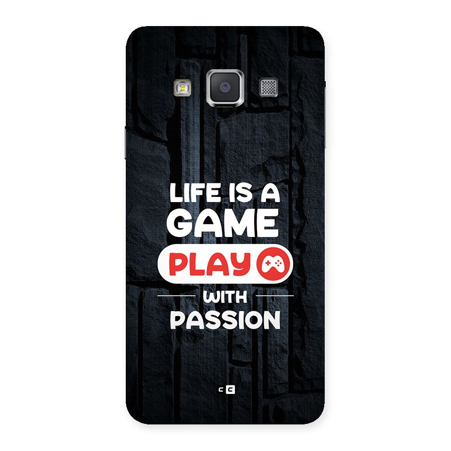 Play With Passion Back Case for Galaxy A3